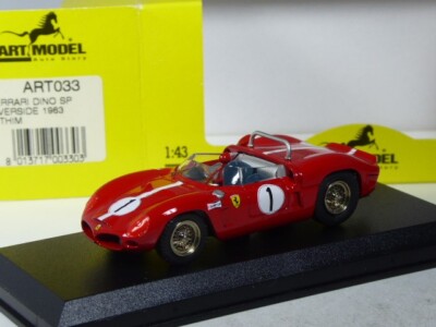 (SB-94) ART-Model ART033 Ferrari Dino SP Riverside 1963 #1 in 1:43 in OVP