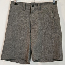 Hurley Phantom Youth Boy's Casual Shorts Size 22 Gray
