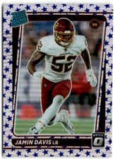 2021 Donruss Optic Stars Jamin Davis Rookie Washington Football Team #247