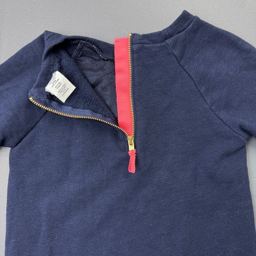Crewcuts Dress Girls 5 Houndstooth Wool Blend Shift Half Sleeve Back Zip Preppy - Picture 8 of 9