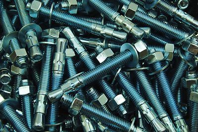 (150) Concrete Wedge Anchor Bolts 1/2 x 4-1/2 Includes Nuts & Washers BULK