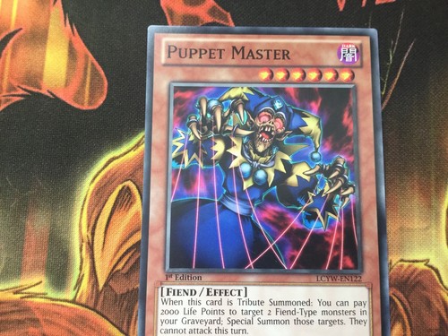LCYW-EN122 Puppet Master - Common 1st Edition Yugioh - Picture 2 of 4