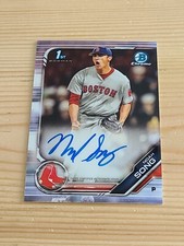 2019 Bowman Draft Chrome NOAH SONG 1st Bowman Chrome Auto Boston Red Sox #CDA-NS
