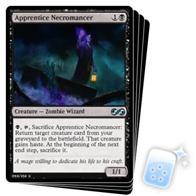 APPRENTICE NECROMANCER X4 Ultimate Masters Magic MTG MINT CARD