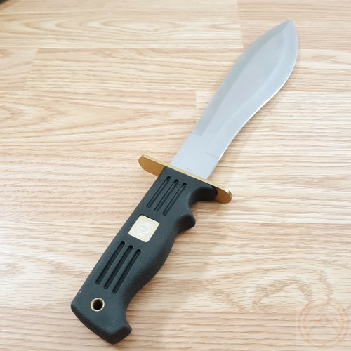 Frost Cutlery Quicksilver Fixed Knife 9.75" Stainless Steel Blade Rubber Handle - Picture 4 of 12