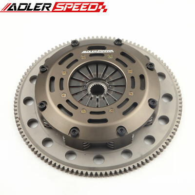 Racing Clutch Triple Disc Flywheel Kit For Mitsubishi Lancer Evo 4 5 6 7 8 9