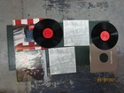 2 Vintage Bruce Springsteen Vinyl LP Records Born in the USA & Asbury Park