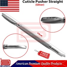 Nails Art Manicure Pedicure Cuticle Pusher Nail Gouge Curved Cuticle Trimmer CE