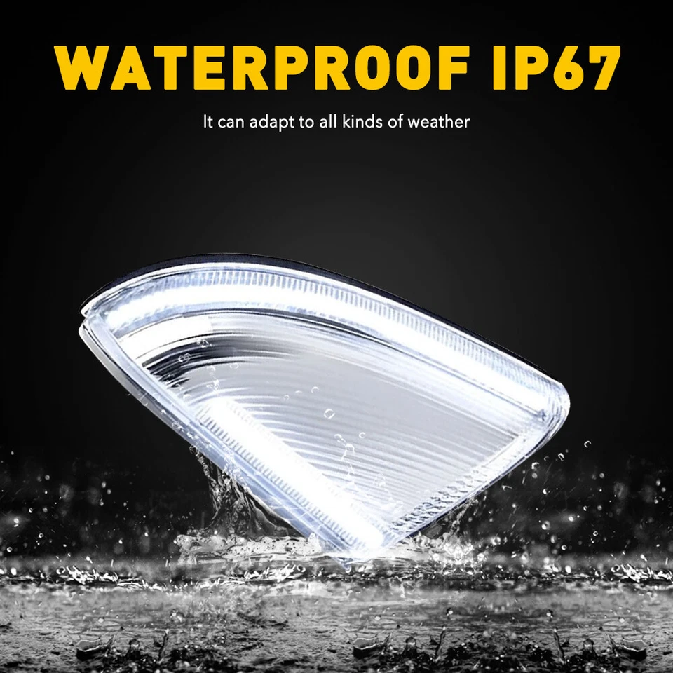 Подходит для Dodge RAM 1500 2500 3500 светодиодные боковые зеркала указатели поворота лампы подсветки лужи - Изображение 3 из 4