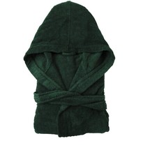Terry Towelling Hooded Bath robe Dressing Gown Turkish Cotton with Hood Bathrobe