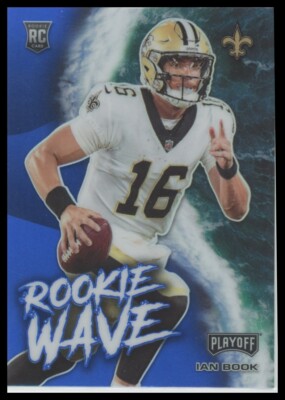 2021 Panini Rookies Wave Blue #RW-IBO Ian Book Saints