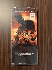 Batman Begins DVD Two Disc LONG BOX Deluxe Edition SEALED - DVD 2005