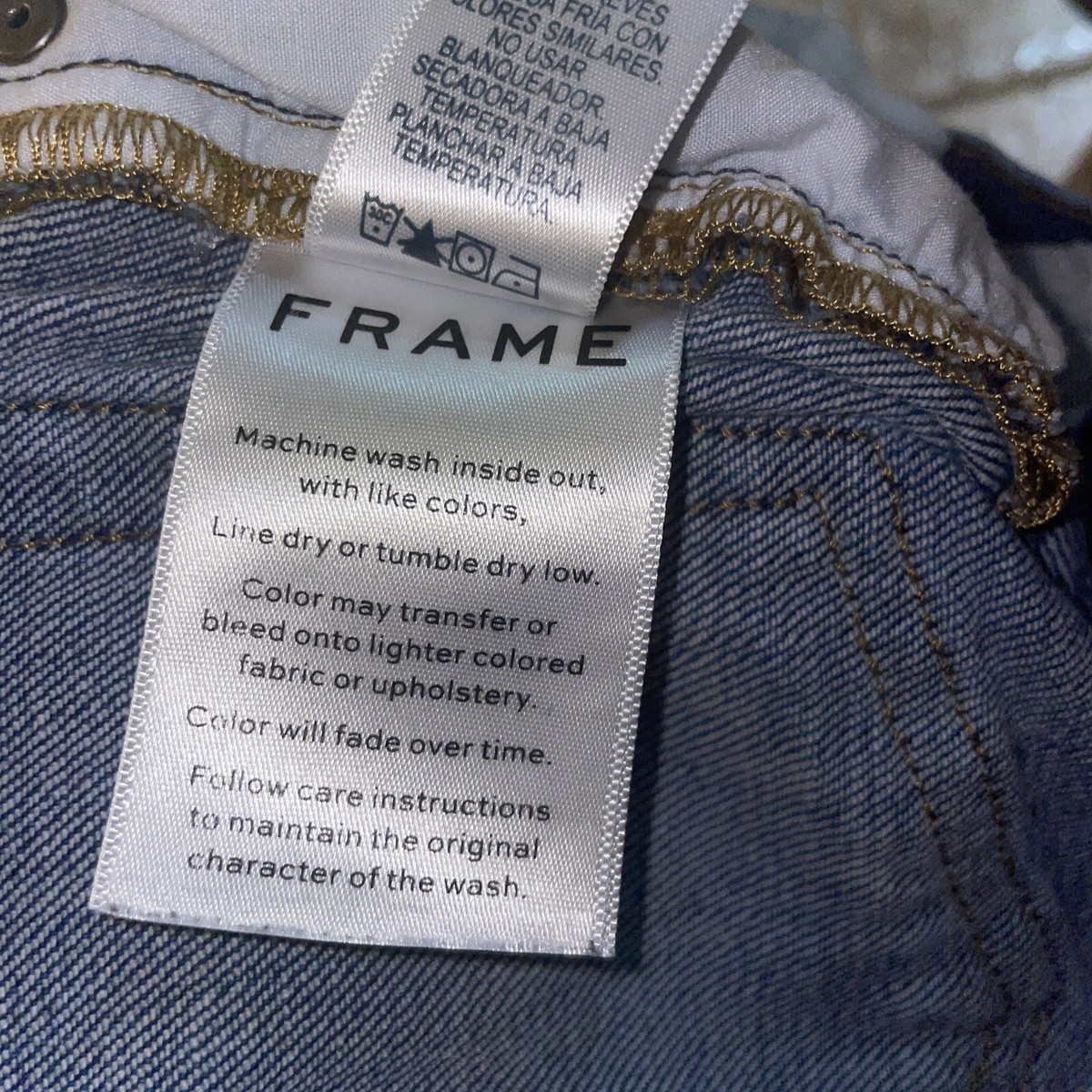 THE NINE ×OUT OF FRAMe denim 38 ワイドレック THE ALIX FLAUNT – FRAME
