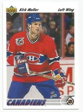KIRK MULLER 1991-92 UPPER DECK CARD MINT CONDITION