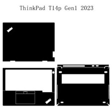 Carbon Vinyl Laptop Sticker Skin Decals Cover for Lenovo ThinkPad T14p Gen1 2023