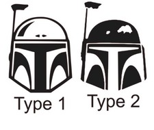 Boba Fett Vinyl Decal Sticker. Car, Window, etc