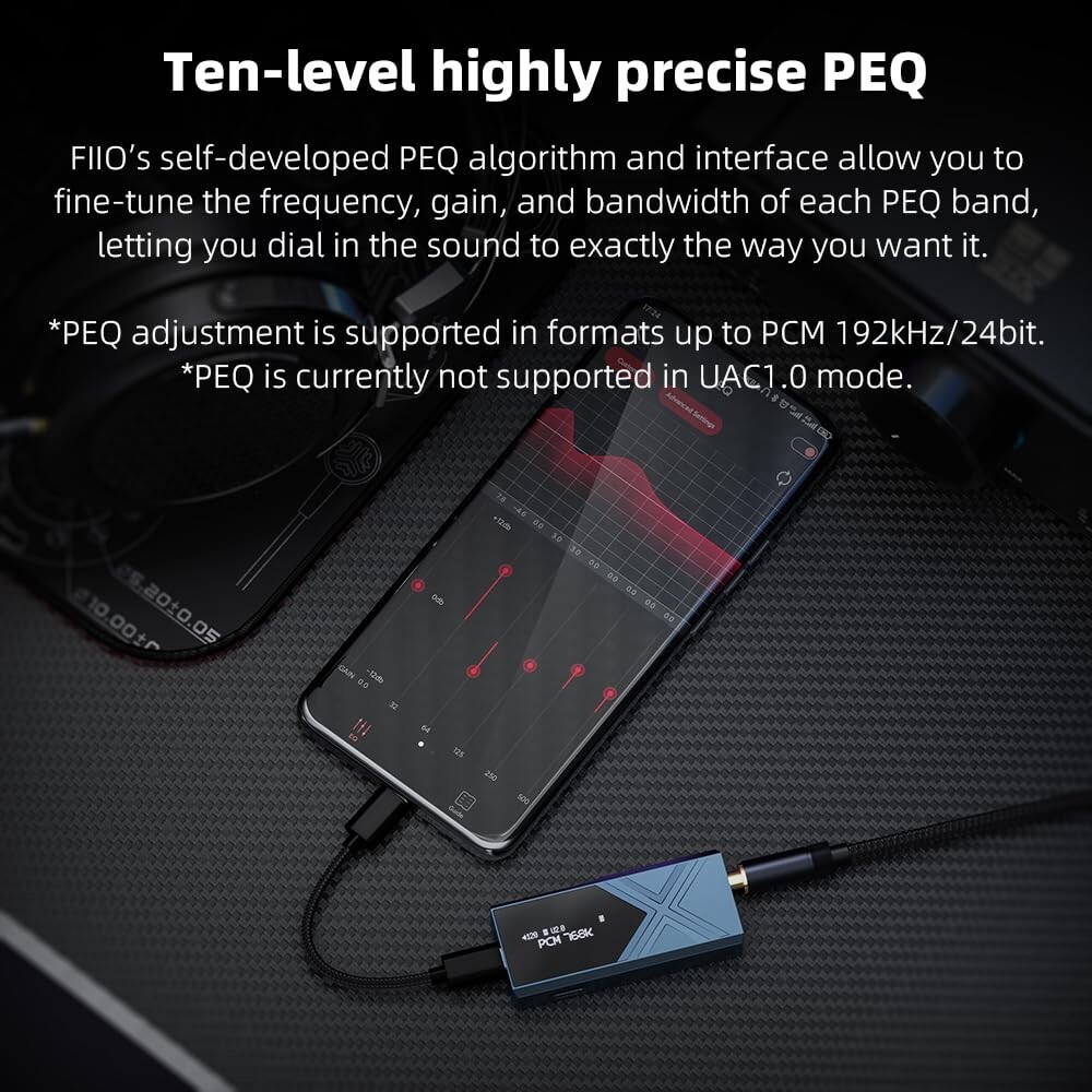 FiiO KA17 Portable USB DAC Audio HiFi Decoder, Dual ES9069Q