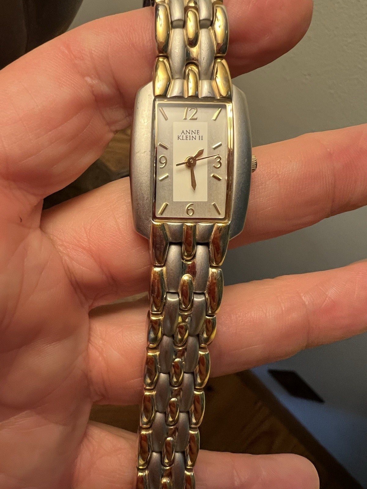 Two-tone Anne Klein II Watch, Rectangular, Untest… - image 8