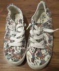 Isaac Mizrahi Multi-Color Dog Print Canvas Sneakers Size 7 — photo 1
