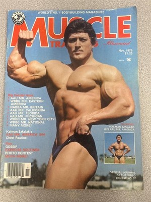 MUSCLE TRAINING ILLUSTRATED bodybulding magazine KALMAN SZKALAK 11-76