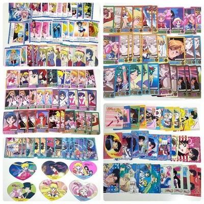 Sailor Moon Carddas Card Set 145 Cards Lot Amada PP Heart Shaped
