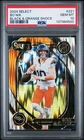 2024 Panini Select #221 Bo Nix Black & Orange Shock PSA 10 RC Color Match!