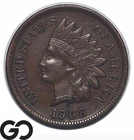 1908-S Indian Head Cent Penny *Key Date* Choice AU++/Unc