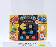 Fruit Scented Erasers Pac-Man 1980s Midway Vintage NEW SEALED