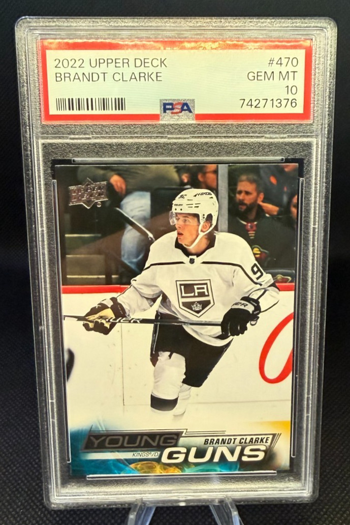 2022-23 Upper Deck Young Guns #470 Brandt Clarke (PSA 10 GEM MT)