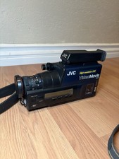 JVC GR-S55U Vintage VHS Camcorder Video Camera- With Hard Case- Not Tested