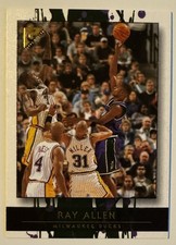 2000-01 Topps Gallery #27 Ray Allen HOF Basketball BUCKS