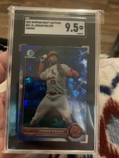 2022 Bowman Draft Baseball Sapphire Jordan Walker Sgc 9.5