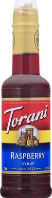 Raspberry Syrup 12.7 Oz Coffee Soda Lemonade Flavoring Cane Sugar Natural Flavor