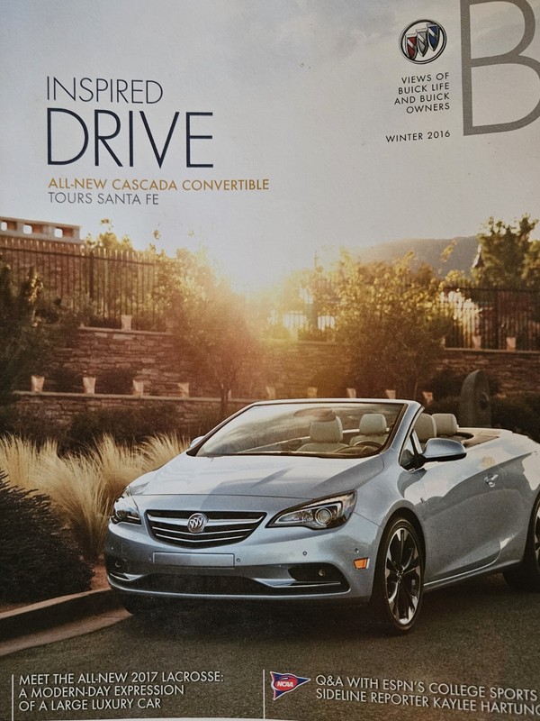 2016 Buick Original Dealership SALES Brochure