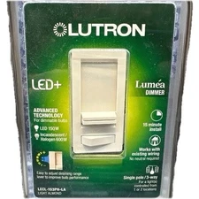 Lutron LECL-153PH-LA Electrical Distribution Switcher Light Almond {F}