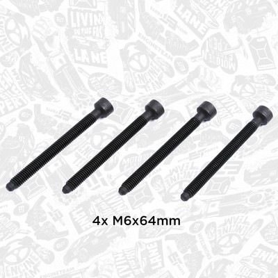 4x Schraube M6x64 Einspritzpumpe Pumpe Düse VW AUDI 1,9 2,0 TDI 038103385A