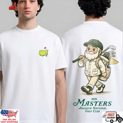 Masters 2026 Golf Shirt Augusta National Gnome Golfer Graphic Tee