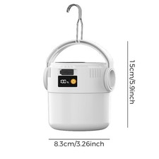 Solar Portable Rechargeable LED Camping Lantern Flashlight Lamp USB Rechargeable