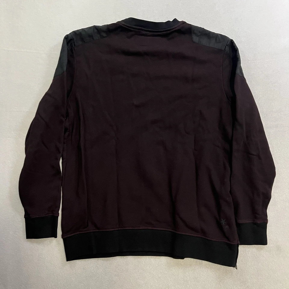 Sudadera William Rast Hal Commando Para Hombre Talla XL Borgoña Pullover Nueva Con Etiquetas Foto 2 de 4