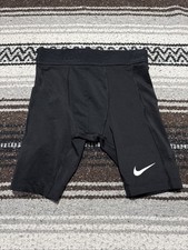 Nike Pro Boys Shorts Black Tight Fit Elastic Waist Athletic Sports Size Small S