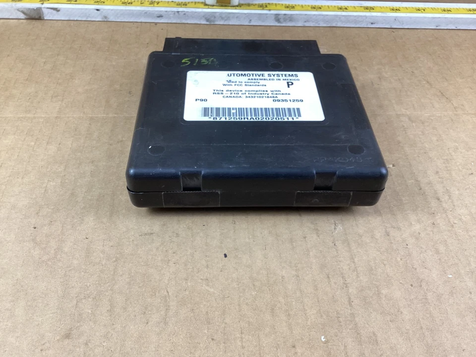 2001-2003 Chevrolet Malibu BCM Body Control Module 09351259 OEM - Image 3 of 4