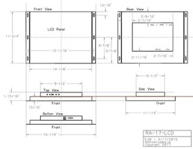 17 Inch Arcade Game LCD Monitor for Arcade Cabinets - MAME and Jamma