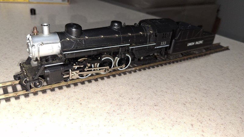 Ho mehano 4-6-2 Steam Locomotiva, tender Rivarossi.