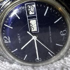 Men’s Vintage Timex Day Date Manual Wind Wristwatch SPEIDEL BAND BLUE DIAL NICE!