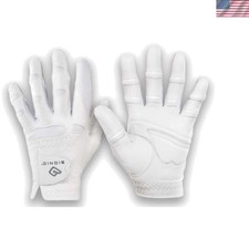 Padded Women's StableGrip Golf Glove - Moisture-Control, Right Hand, White