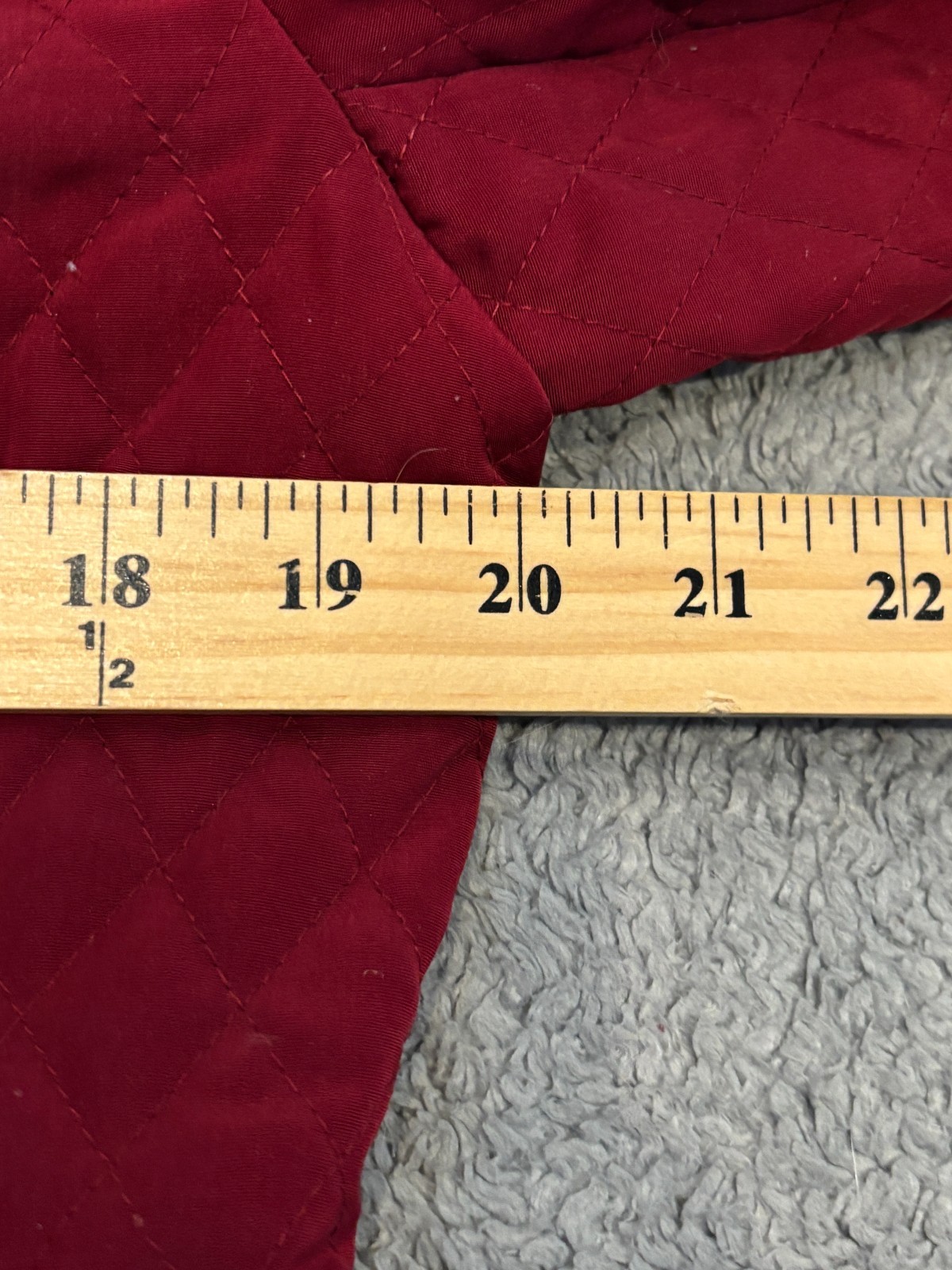 Classic Elements Quilted Jacket WomensMedium Red … - image 4