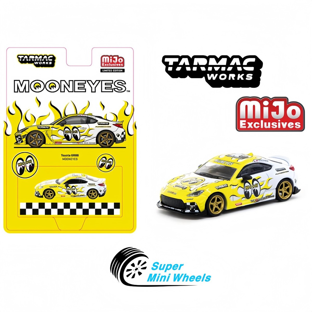 Tarmac Works 1:64 Toyota GR86 MOONEYES – Yellow | eBay