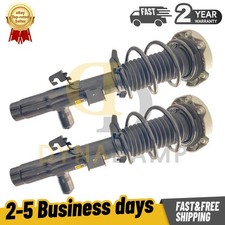2x Front Shock Absorber Strut Assys EDC For BMW 3/4 Series F30 F31 F32 330i 435i