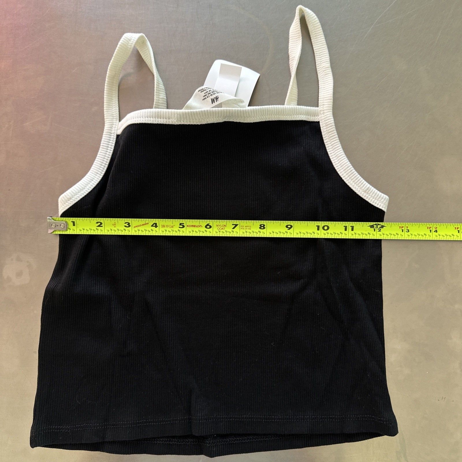 H&M Wednesday Tank Top Size 20 Girls Black thumbnail 5