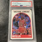 1989 NBA Hoops MICHAEL JORDAN PSA 5 EX #200 Chicago Bulls Card HOF Basketball